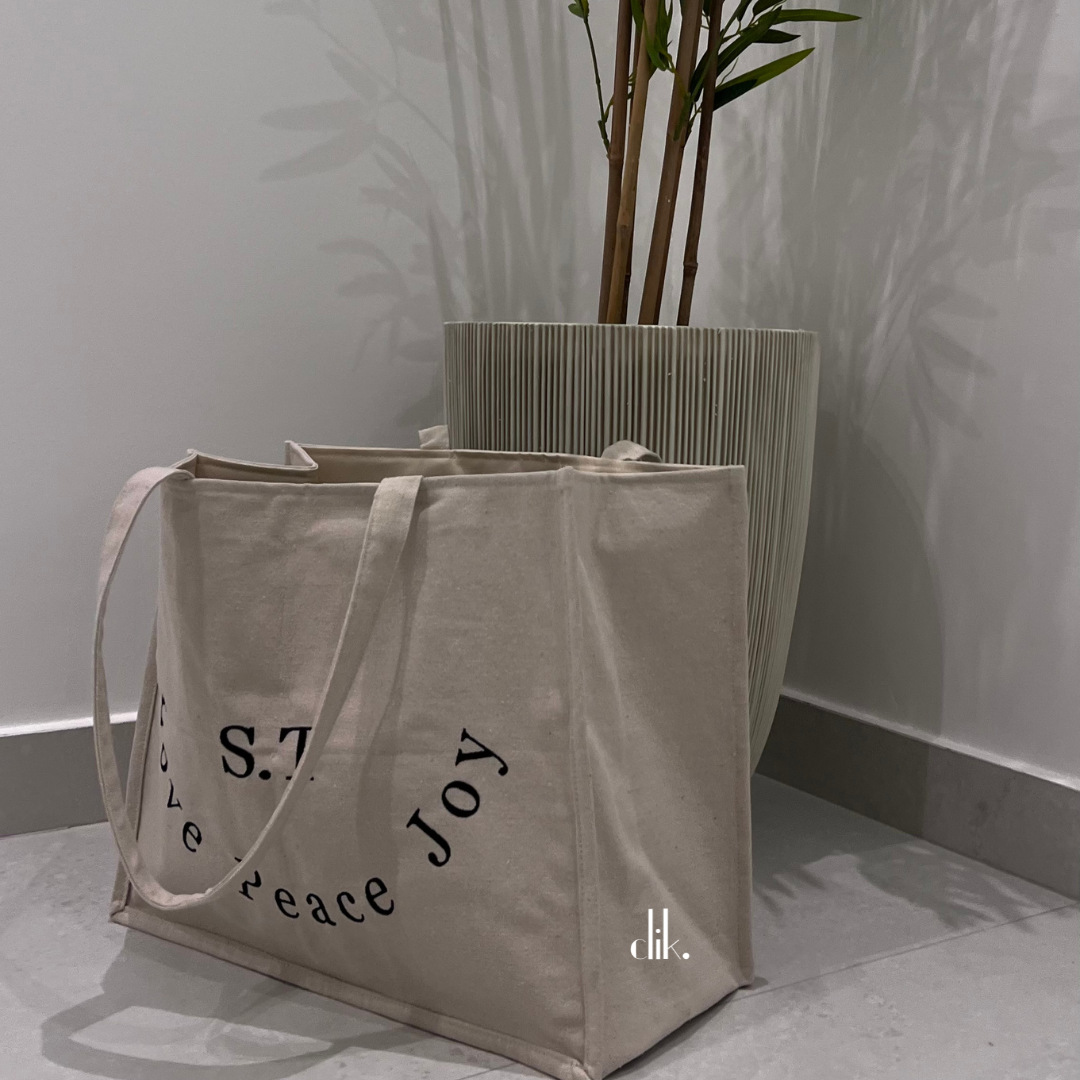 Oversize Tote Bag Kuwait | Custom Canvas Tote – clik