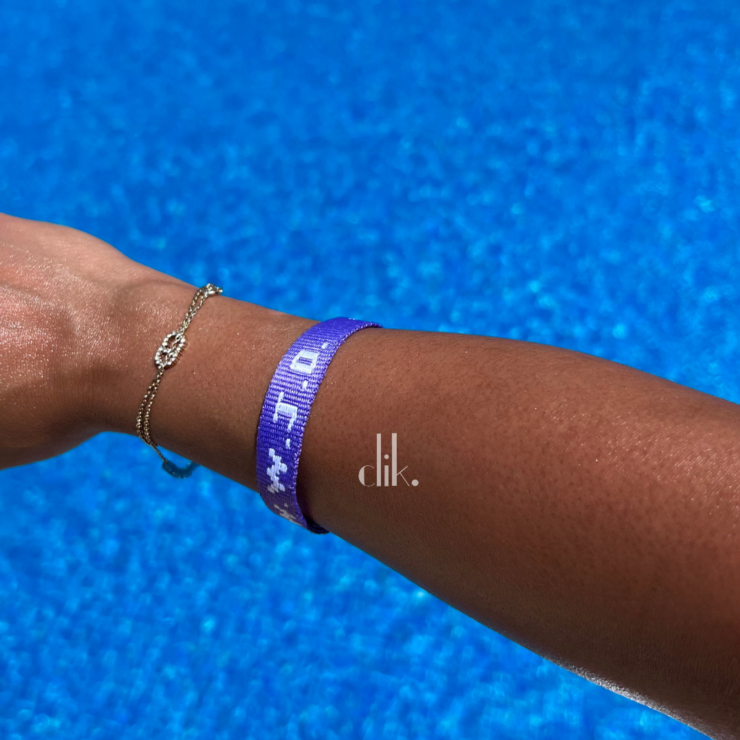 Violet Bond bracelet by Clik